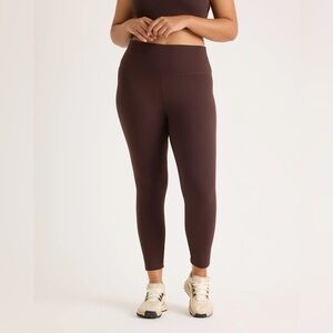NWOT QUINCE 25” Ultra-Form High-Rise Legging Small Espresso 6638